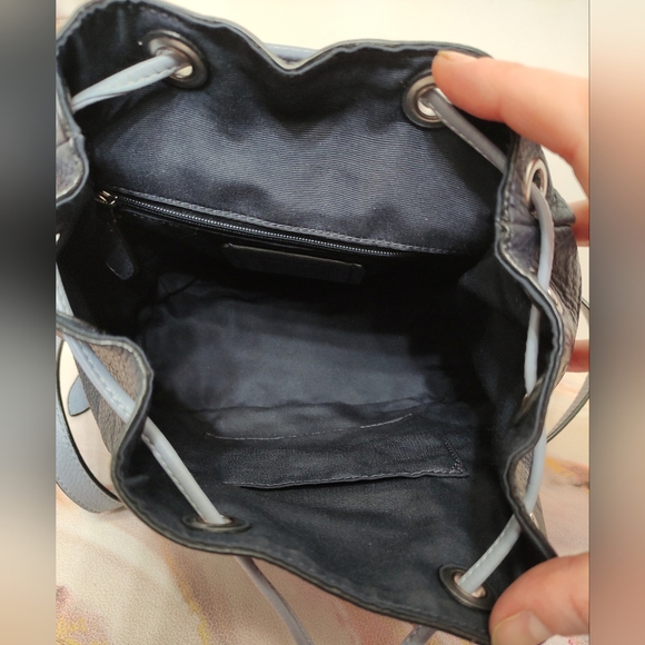 Coach C5672 Pennie backpack 22 in Pebble Leather Midnight Multi - Picture 11 of 14